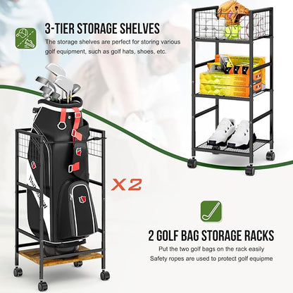 Golf Bag Storage Rack for Garage - Image 5