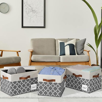 GhvyenntteS Large Fabric Storage Bins - Image 7