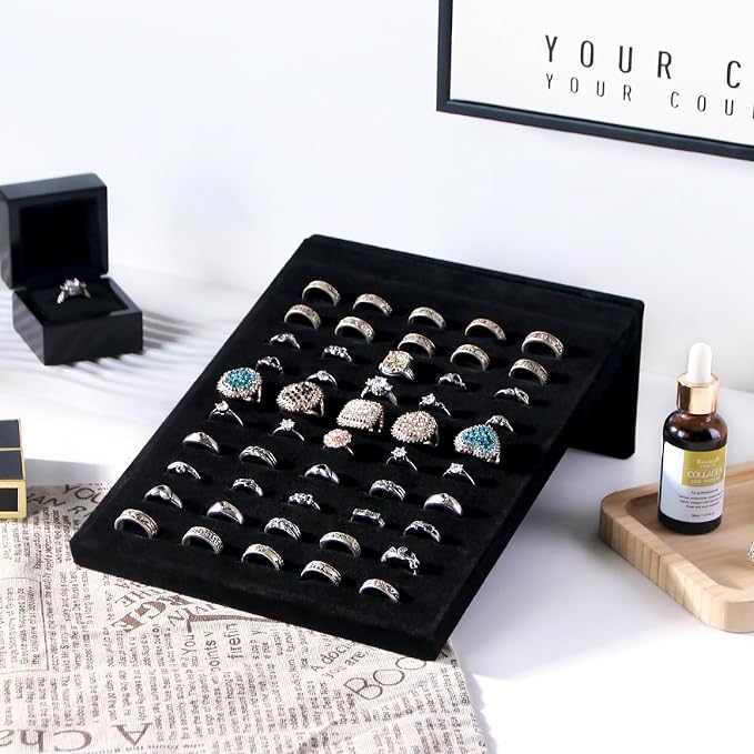 50 Slots Rings Display Stand, Ring Organizer Holder Stand - Image 6