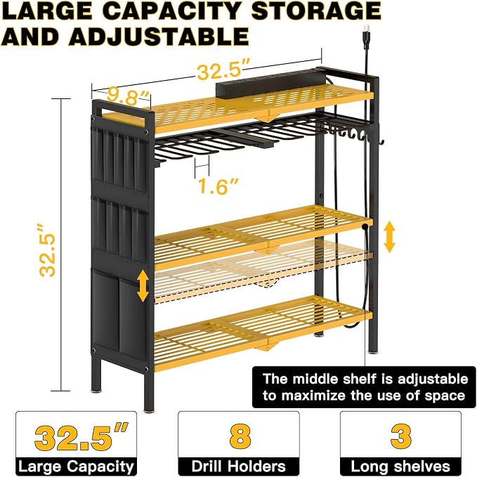 Large Power Tool Organizer Cart - Image 4