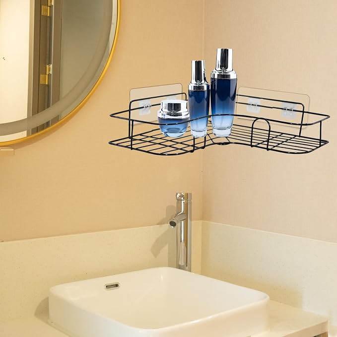 2 Pack Shower Caddy Adhesive for Replacement, Strong Transparent Adhesive for - Image 5