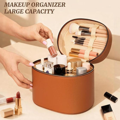 Makeup Case for Women, Travel Make Up Bag Organizer - Image 2