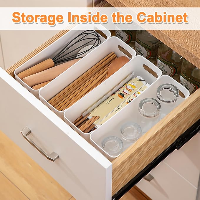 2 Pcs Kitchen Cabinet Door Organizer, Adhesive Mount Inside Cabinet Door Storage - Image 6