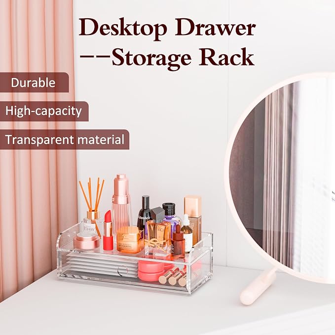 Acrylic Desk Organizer 12 "x 5.7" x 4" - Image 3