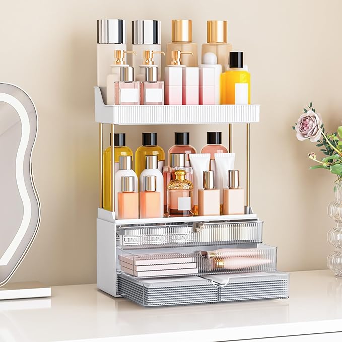 caktraie 2 Pack Bathroom Counter Organizer - Image 8