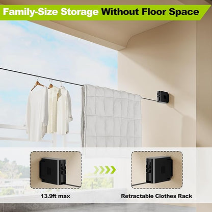 13.9 ft TPU Retractable Clothesline - Image 3