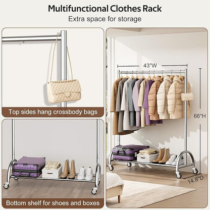 MISSLO Heavy Duty Clothing Rack - Image 6
