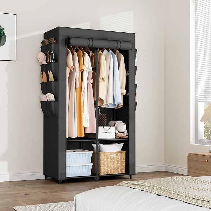 Portable Closet for Hanging Clothes, Portable Wardrobe Closet - Image 8
