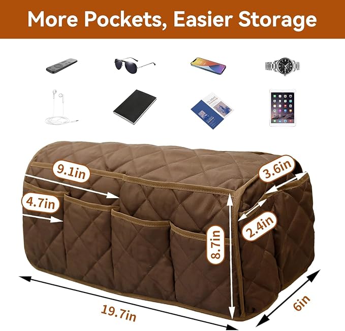MEHIDFY Armchair Caddy Remote Control Holder - Image 4