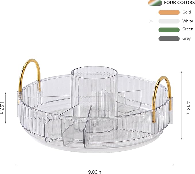 YCIA&DONE Rotating Makeup Organizer - Image 6