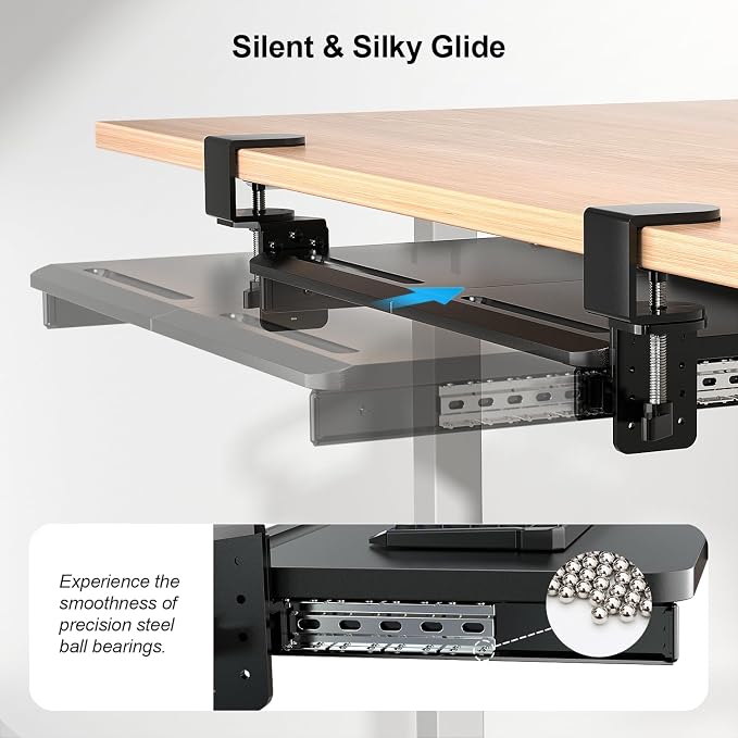 Supcline Keyboard Tray Under Desk - Image 8