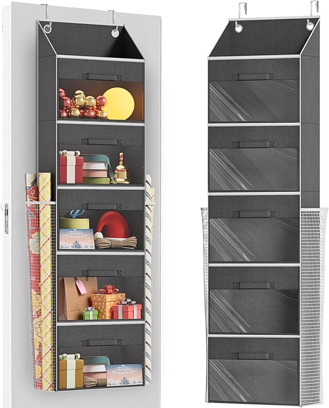 Over Door Wrapping Paper Organizer Storage by Ofiray-home
