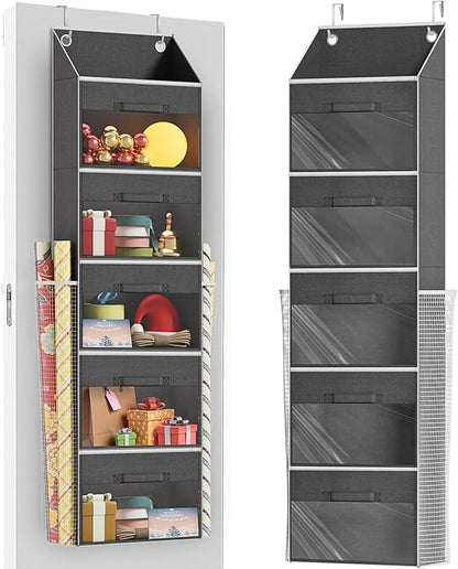 Over Door Wrapping Paper Organizer Storage by Ofiray-home