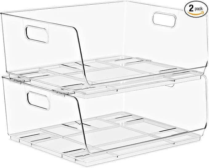 Sorbus Stackable Storage Bins by Sorbus
