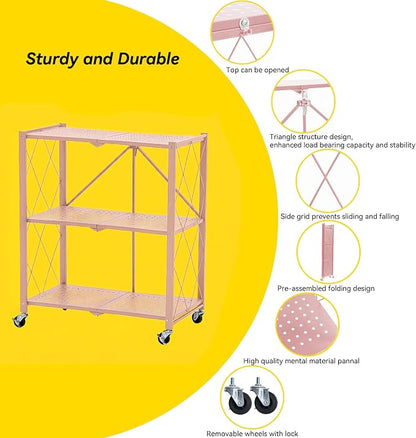 BRIAN & DANY 3-Tier Foldable Storage Shelves - Image 5