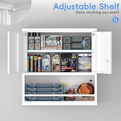 Metal Wall Storage Cabinet, Steel Storage Cabinets - Image 4