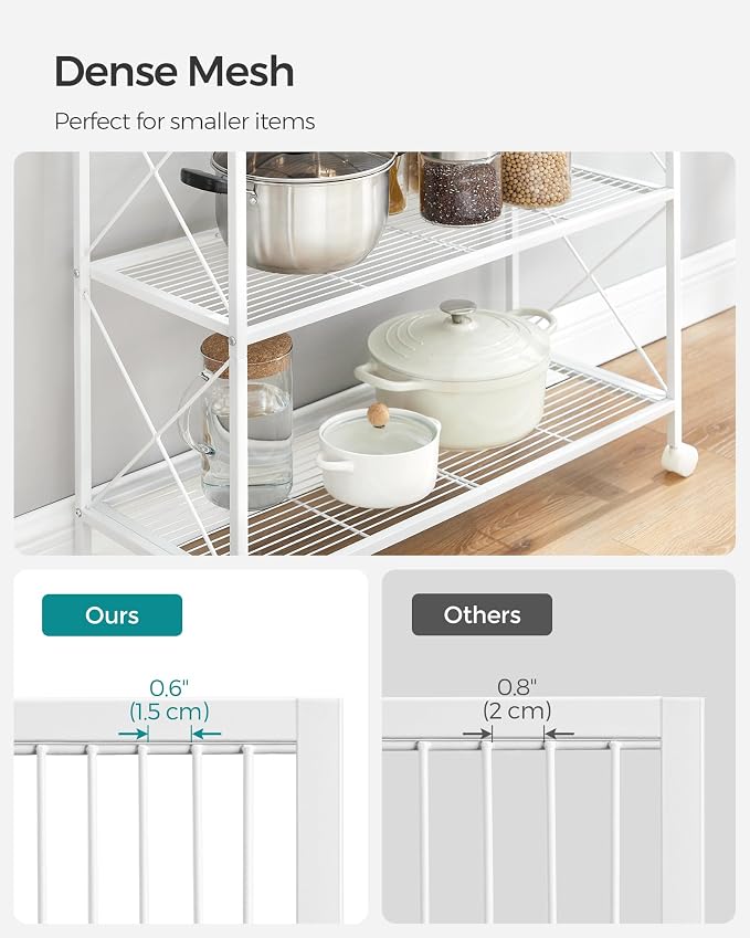 SONGMICS 3-Tier Metal Storage Rack - Image 6