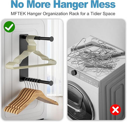 MFTEK Hanger Organizer Stacker, Magnetic Hanger Holder, Extendable Hanger - Image 4