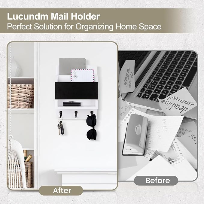 Key and Mail Holder for Wall, Key Holder - Image 6