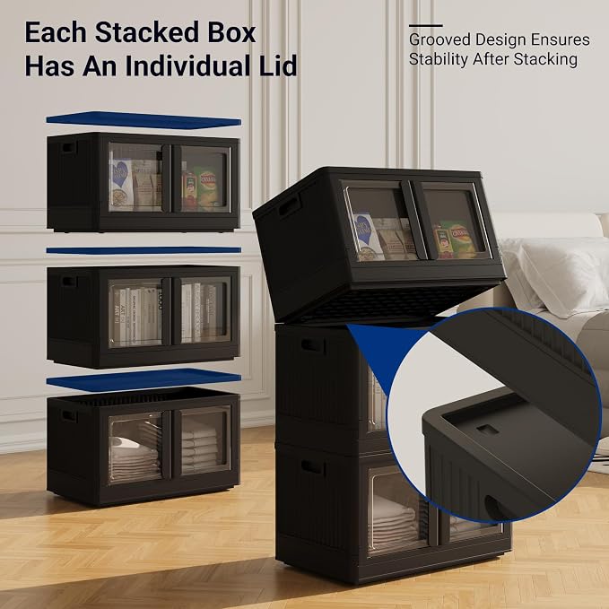 FLEXIMOUNTS 152 QT Stackable Storage Bins - Image 4