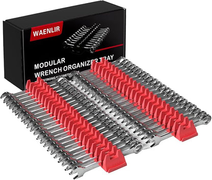 48PCS Magnetic Modular Wrench Organizer Set by WAENLIR