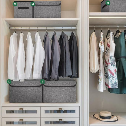Large 42 Quarts Fabric Storage Bins - Image 6