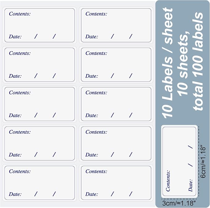 Hybsk Removable Freezer Labels Easy Peel Off - Image 3