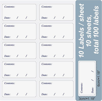 Hybsk Removable Freezer Labels Easy Peel Off - Image 3