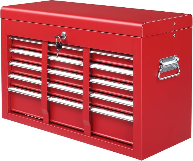 Metal Tool Box Organizer | Lockable Tool Chest | Toolbox by NAICKUC
