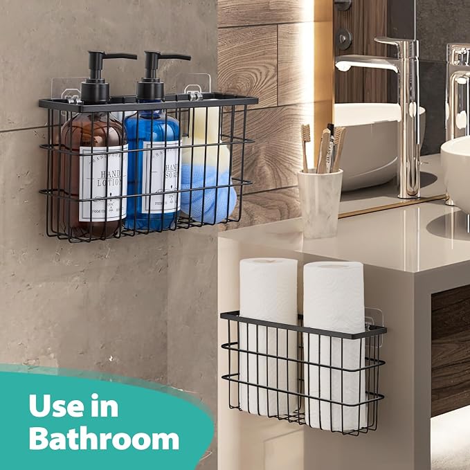 Sinnsally 2 Pack Cabinet Door Organizer, Self Adhesive Lid Organizers Inside - Image 4