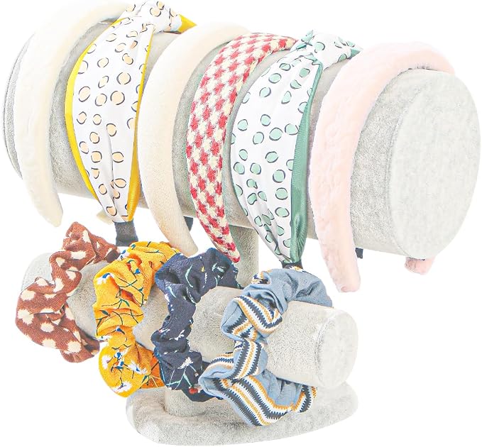 Coward Multi-use Headband Holder Stand, Scrunchie Hairband Organize Rack by FocusOnJewelryDisplay15yrs