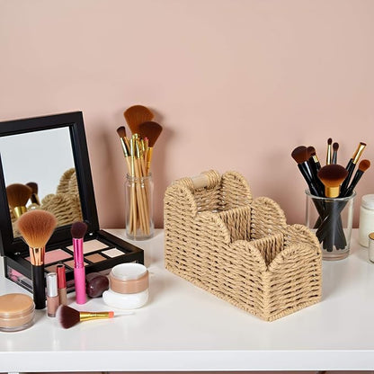 CubesLand Bedside Table Desk Organizer Caddy, Remote Pen&Pencil Holder Cup - Image 9