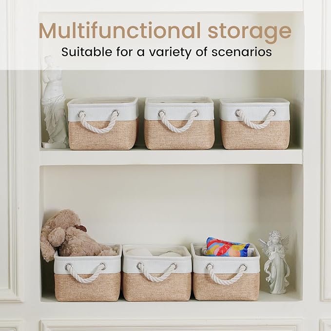 11.8x7.9x5.2 Inch Fabric Small Storage Bins - Image 6