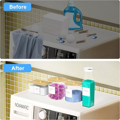 3+1 Pack Laundry Pods Containers & Dryer Sheet Holder & Laundry Detergent - Image 3