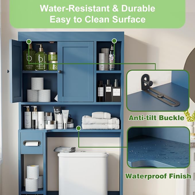 Over The Toilet Storage Cabinet - Image 7