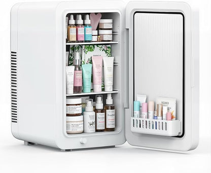 advwin 22L Mini Fridge for Bedroom, 30 Cans Portable Cooler & Warmer Compact by ADVWIN