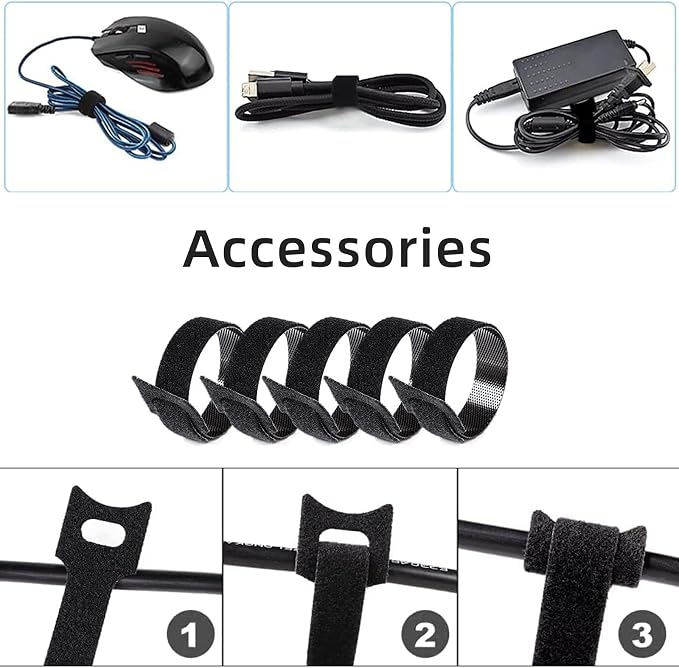 Electronic Organizer Travel Case, Travel Cable Bag, Water Resistant, Double - Image 7