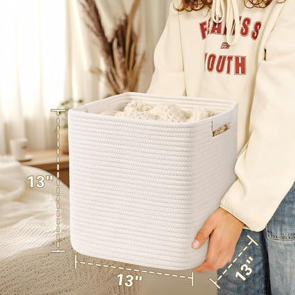 13 Inch Storage Cubes, 3 Pack Cube Storage Bins - Image 5