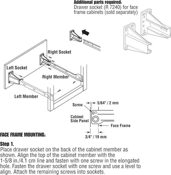 Prime-Line MP7211 Drawer Slide Kit – Replace Drawer Track Hardware – - Image 5