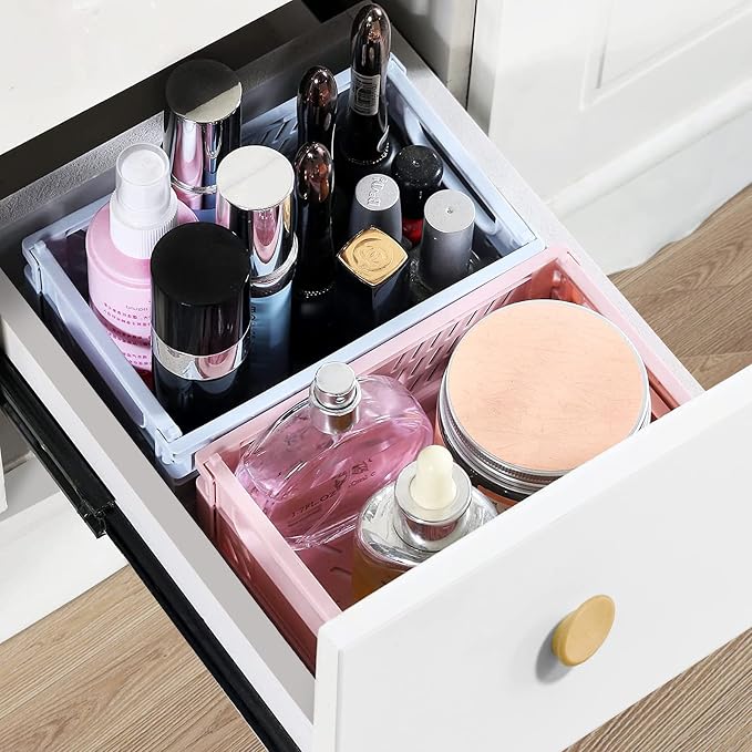 Plastic Storage Baskets for Desk Organizing, Office Drawer Organizer, 2 - Image 6