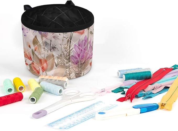Sewing Machine Mat Wildflower Butterfly Dragonfly Sewing Machine Carrying Pad - Image 3