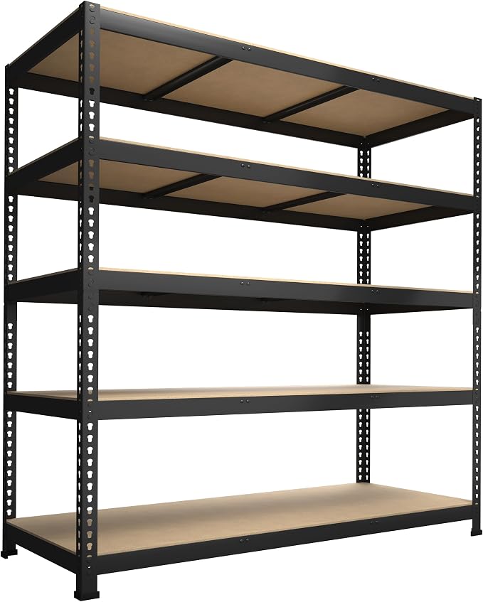 PrimeZone 47" W x 23.6" D x 71" H Large Heavy Duty Storage Shelves by PrimeZone