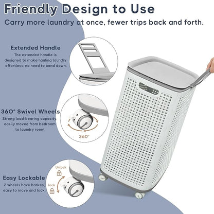 Sufdari 90L Laundry Basket - Image 5
