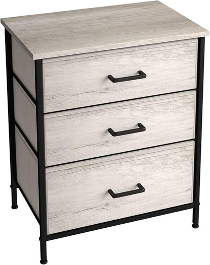 Sorbus Nightstand Dresser with 3 Faux Wood Drawers - Image 8