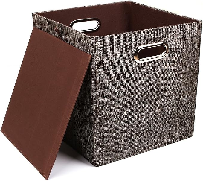 Storage Bins Cube Containers Boxes, Thick and Heavy Duty Fabric Drawers - Image 6