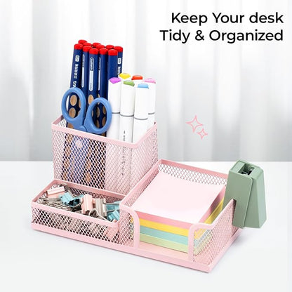 M&G Mesh Pen Holder Desk Organizers Pencil Holder - Image 7