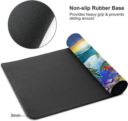 Desk Mat, Sea Turtle Extended Gaming Mouse Pad - Image 8
