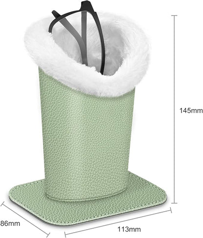 Fintie Plush Lined Eyeglasses Holder, Glasses Stand Case, Anti-scratch Glasses - Image 2