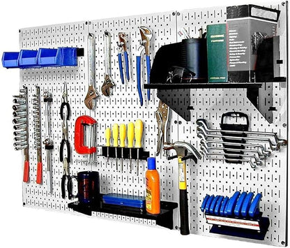 Wall Control 30-WRK-400WB Standard Workbench Metal Pegboard Tool Organizer by Wall+Control