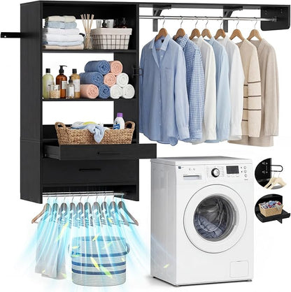 Armocity 60" Wall Mounted Laundry Room Organization by Armocity